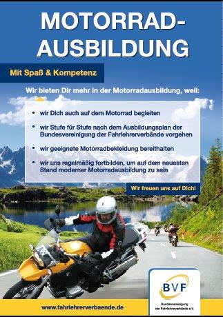 Motorradplakat